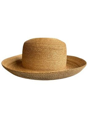 Scala Straw  Sun Hat, Natural Fiber, Rolled Brim, Wide Brim, Neutral, One Size